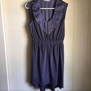 Geren Ford Grey Silk Dress
